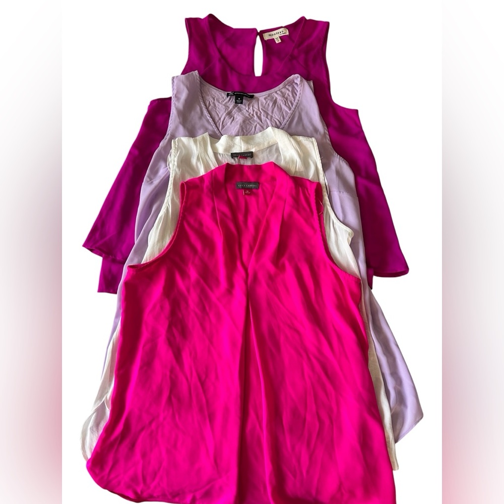 Vince Camuto & INC International Concept 4 Blouse Set . Like New size S , M